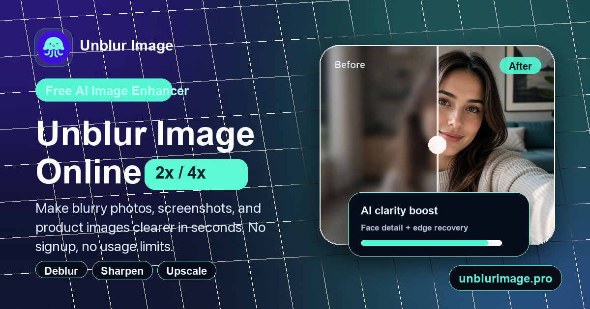Unblur Image preview